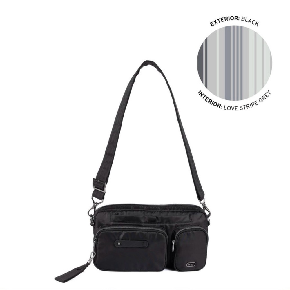 Lug Switcheroo Crossbody Bag-Black-NWT